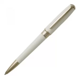 Image of Hugo Boss Pens Gold Plated Ballpoint Pen Essential Off-white