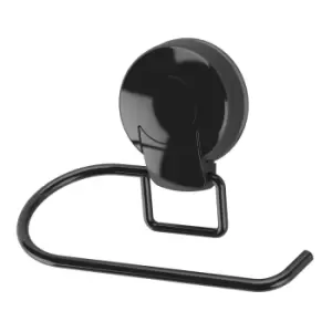 Image of Showerdrape Suctionloc Black Toilet Roll Holder