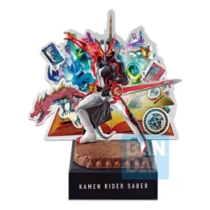 Image of Kamen Rider Ichibansho PVC Statue Kamen Rider Saber (No.02 feat. Legend Kamen Rider) 20 cm