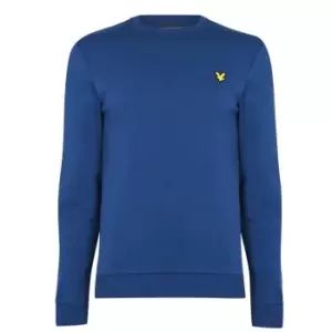 Image of Lyle and Scott Sport & Scott Sport Print Crew Sweater - Blue