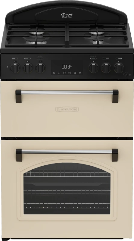 Image of Leisure Classic CLB60FCC 60cm Freestanding Dual Fuel Cooker - Cream - A Rated