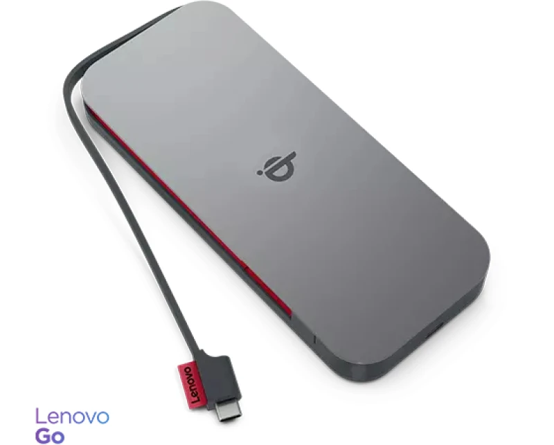 Image of Lenovo GO Lithium Polymer (LiPo) 10000 mAh Wireless charging Grey