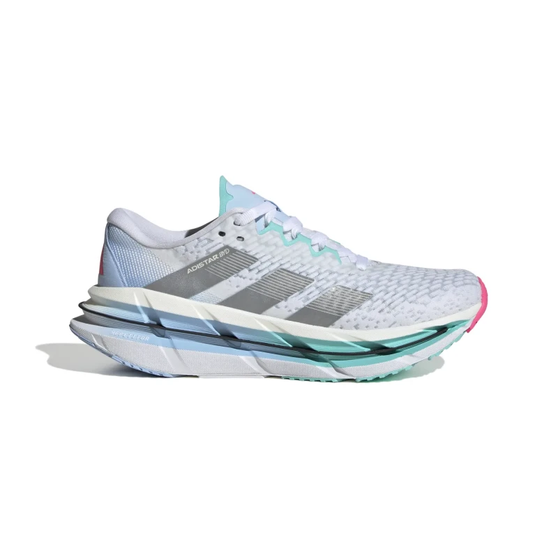 Image of adidas Adistar Byd Runners Wht/Silver/Aqua female 6.5 (40)