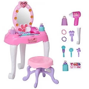Image of HOMCOM Children Dressing Table 350-050 Pink