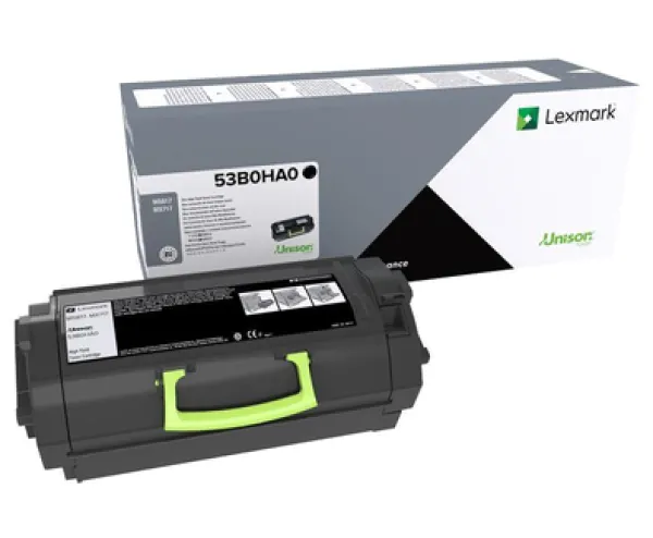 Image of Lexmark 53B0HA0 Black Original High Capacity Toner Cartridge