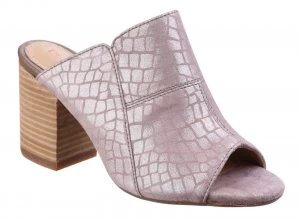 Image of Hush Puppies Sayer mailia heeled sandals Silver