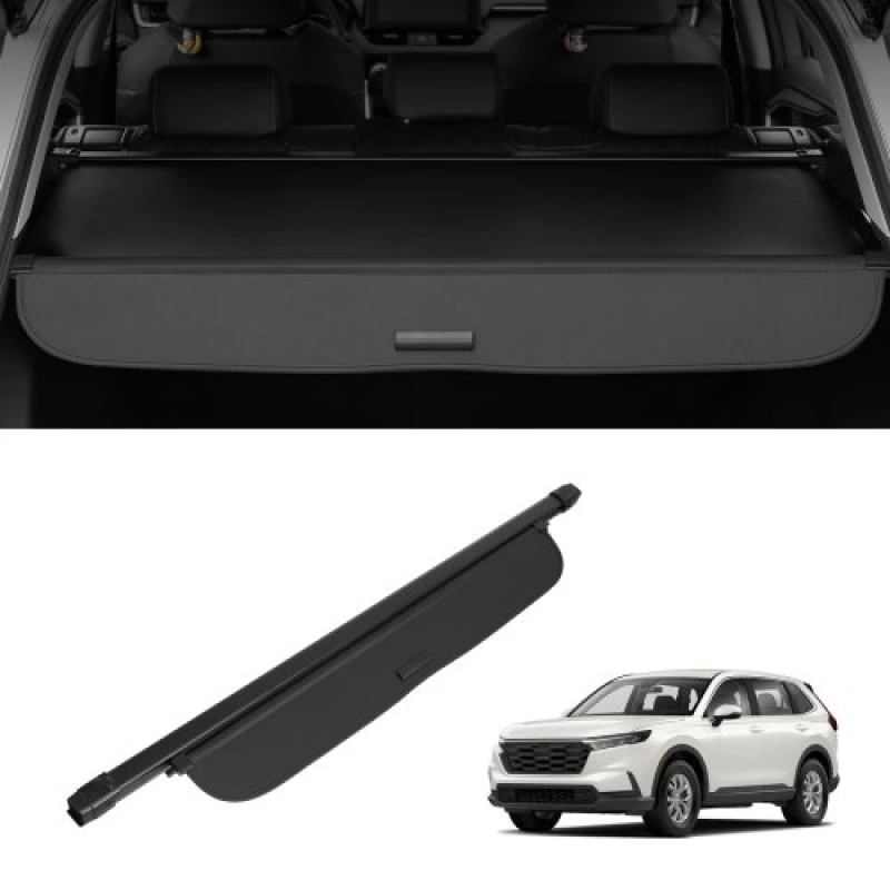 Image of VEVOR Vevor - Retractable Cargo Cover for Honda, Upgraded Waterproof Trunk Cover Security Shield Shade for Honda crv 2023-2024, uv Resistant Rear Trun