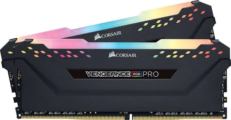 Image of Corsair Vengeance RGB PRO 16GB (2 x 8GB) Memory Kit 3600MHz DDR4 - Black - CMW16GX4M2D3600C18