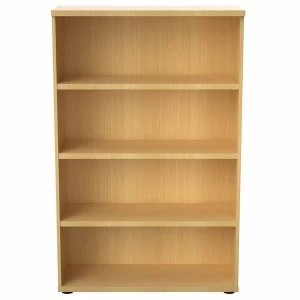 Image of TC Office Regent Bookcase 3 Shelves Height 1600mm, Oak