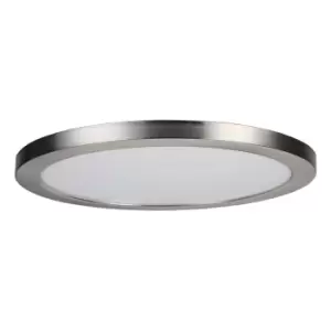 Image of Spa 290mm Tauri LED Flush Ceiling Light Ring Satin Nickel