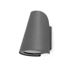 Image of Tinia 1 Light Outdoor Wall Light Dark Grey IP44, E27