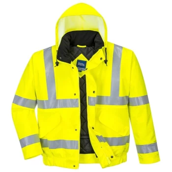 Image of Portwest - S498YERL - sz L Sealtex Ultra Bomber Jacket (Yellow) - Yellow