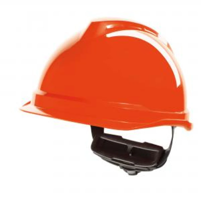 Image of MSA V - Gard 520 Peakless Safety Helmet Hi Vis Orange
