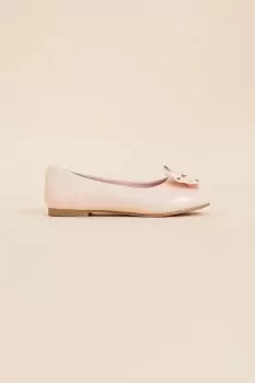Image of Girls Bow Ballerina Flat