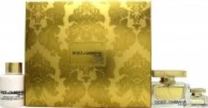 Image of Dolce & Gabbana The One Gift Set 50ml Eau de Parfum + 100ml Body Lotion + 5ml Eau De Parfum