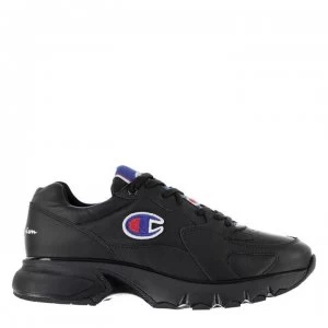 Image of Champion CWA Leather Trainers Mens - Black