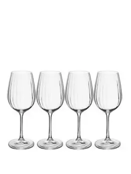 Image of Mikasa Treviso White Wine Glasses - Set Of 4