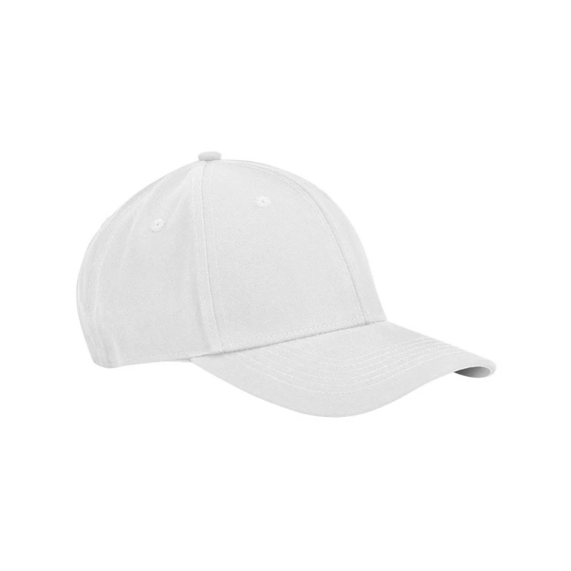 Image of Beechfield Beechfield Men Classic Cotton 6 Panel Baseball Cap in White White One Size Male 5063527147653