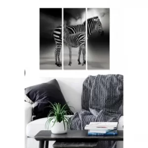 Image of MDF847542 Multicolor Decorative MDF Painting (3 Pieces)