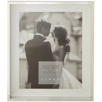 Image of Hotel Collection Box Silver Plate Frame 8x10 - Silver