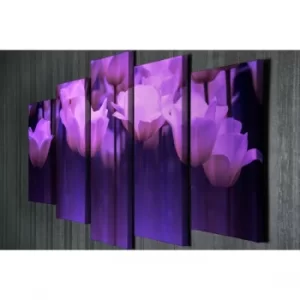 Image of BC004 Multicolor Decorative Canvas Painting (5 Pieces)