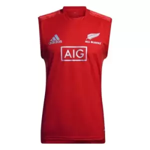 Image of adidas New Zealand All Blacks Singlet Mens - Red
