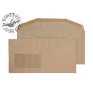 Image of Purely Everyday Mailer Gummed Window Manilla 80gsm DL 121x235 Ref 1114