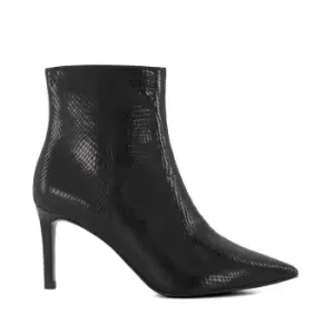 Image of Dune London Oonaz Heeled Ankle Boots - Black
