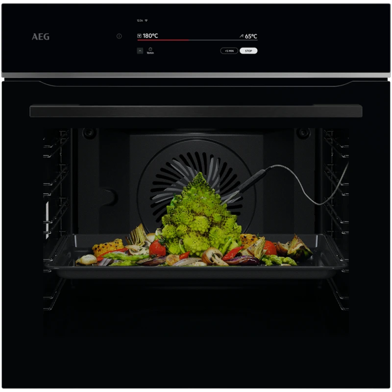 Image of AEG 9000 ProAssist TT9PB831AB Built In Electric Single Oven with Pyrolytic Cleaning - Black - A++ Rated