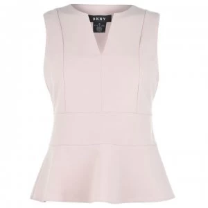 Image of DKNY Peplum Shirt - ICONIC BLUSH
