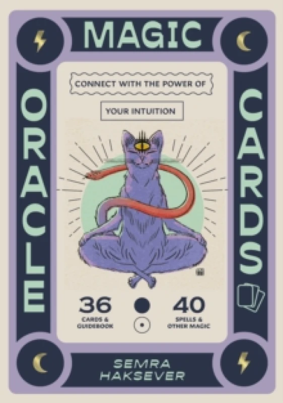 Image of Magic Oracle Cards : 36-Card Oracle Deck and Guidebook: Connect with the power of your intuition Paperback / softback