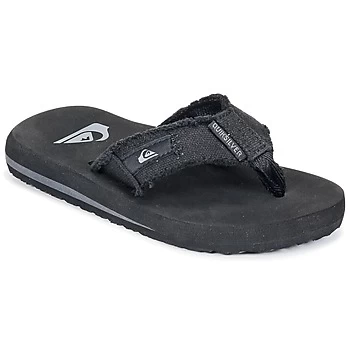 Image of Quiksilver MONKEY ABYSS YT B SNDL XKKC boys's Childrens Flip flops / Sandals in Black kid,4,4.5,5,10 kid,11 kid,11.5 kid,12 kid,13 kid,1 kid,2 kid,2.5