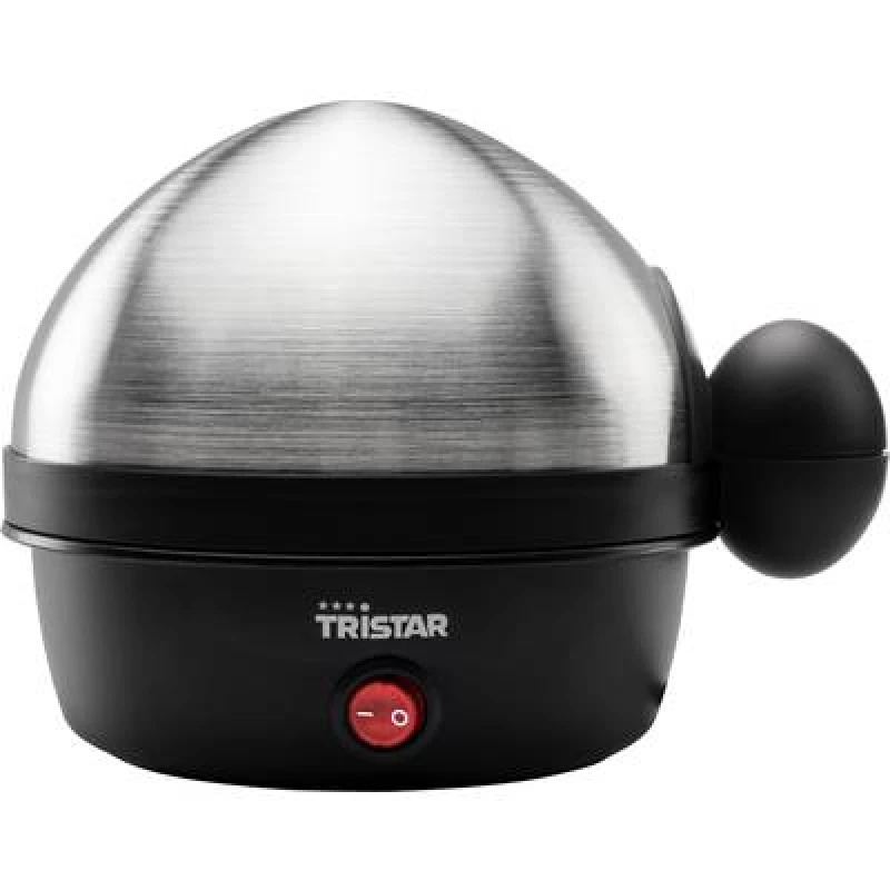 Image of Tristar Tristar EK-3076 Egg boiler with graduated beaker, Indicator light Stainless steel, Black EK-3076