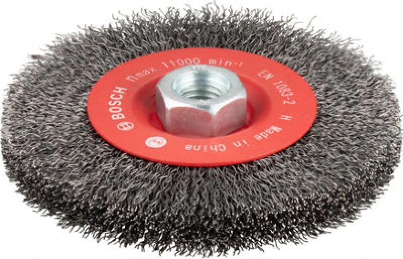 Image of Bosch Brushing PRO Metal clean Wire Wheel 115 x 0.3mm Thread 2608622100 2608622100