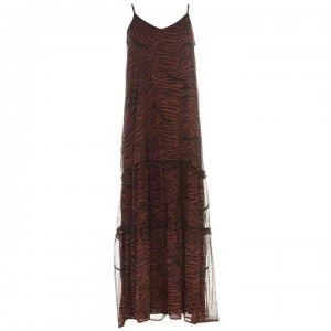 Image of Biba Tiger Maxi Dress - Tobacco