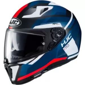 Image of HJC i70 Elim Helmet, black-white-blue, Size L, black-white-blue, Size L