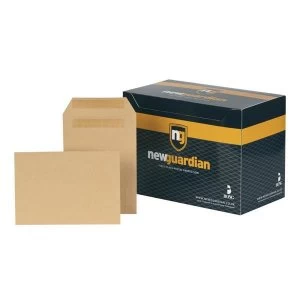 Image of New Guardian C5 130gm2 Heavyweight Pocket Self Seal Envelopes Manilla Pack of 250