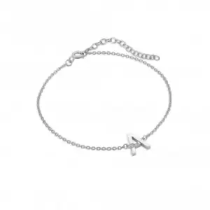 Image of Diamond Letter A Bracelet DL612