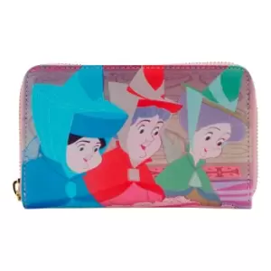 Image of Loungefly Disney Sleeping Beauty Princess Scene Zip Around Wallet