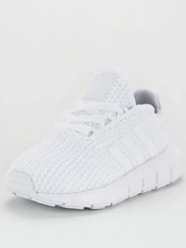 Image of adidas Originals Swift Run Infant Trainers - White, Ftwr White, Size 8