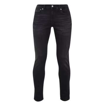 Image of Calvin Klein Jeans Slim Jeans - Wshd Blk ZZ006