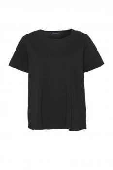 Image of French Connection Dabo Bonded Edge T Shirt Black