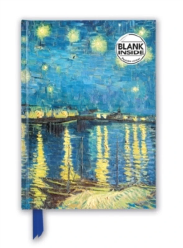 Image of Vincent van Gogh: Starry Night over the Rhone (Foiled Blank Journal) Notebook / blank book