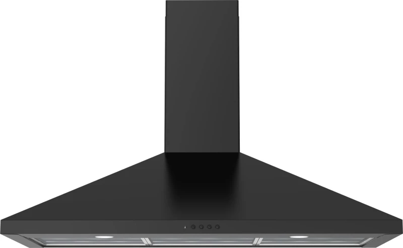 Image of Leisure H1001PK 100cm Chimney Cooker Hood - Black