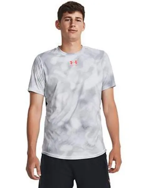 Image of Under Armour Mens Challenger Pro Train Tee - White Size S, Men