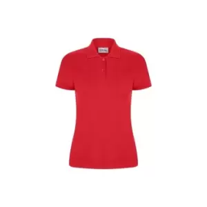 Image of Casual Classic Womens/Ladies Polo (M) (Red)