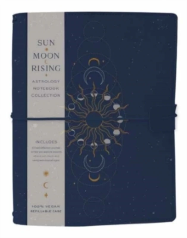 Image of Sun Moon Rising Astrology Notebook Set : (Refillable Notebook) Paperback / softback