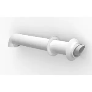 Image of Vaillant Horizontal air/flue duct 0.75m 60/100 PP, White 303933 - 812522