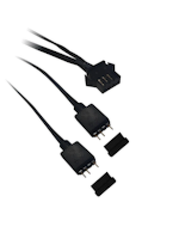Image of Kolink 4-Pin Fan to 2 x 3-Pin 5V ARGB Cable Adapter