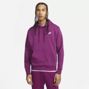 Image of Nike Sportswear Club Fleece Pullover Hoodie Mens - Purple